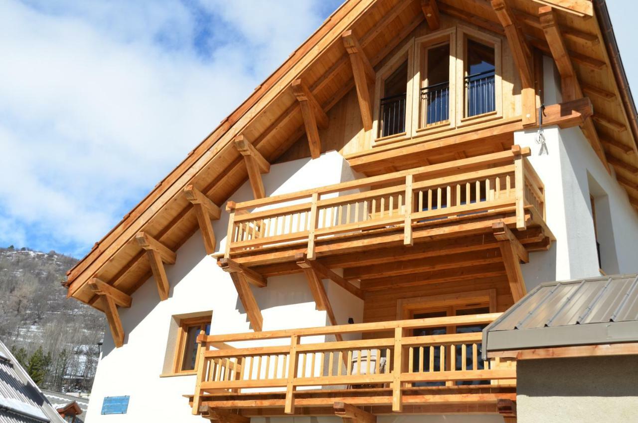 Le Gabion, Luxueux Appartement Avec Sauna, Serre Chevalier Vallee Saint Chaffrey Bagian luar foto