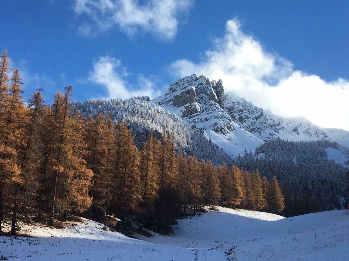 Le Gabion, Luxueux Appartement Avec Sauna, Serre Chevalier Vallee Saint Chaffrey Bagian luar foto