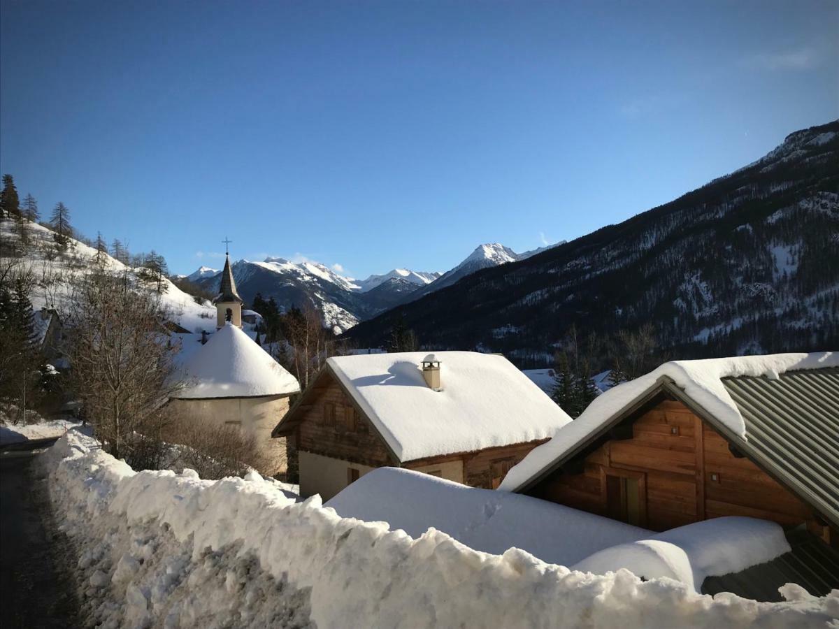 Le Gabion, Luxueux Appartement Avec Sauna, Serre Chevalier Vallee Saint Chaffrey Bagian luar foto