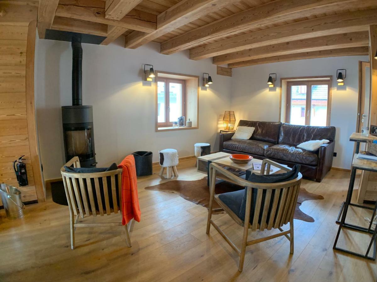 Le Gabion, Luxueux Appartement Avec Sauna, Serre Chevalier Vallee Saint Chaffrey Bagian luar foto